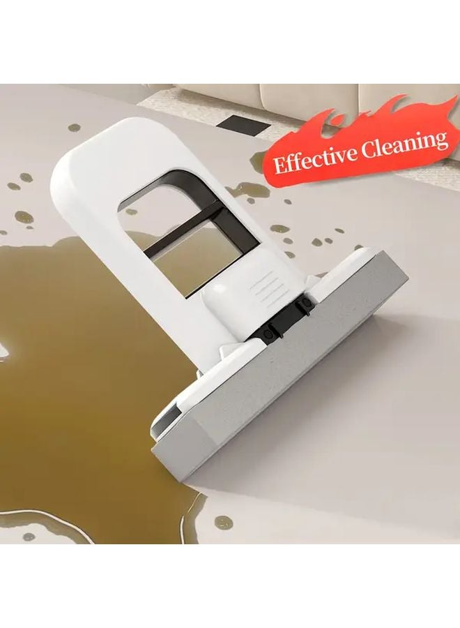 Black Portable Self Wringing Handheld Mop Wet Dry Multi Surface Cleaner - Image 1